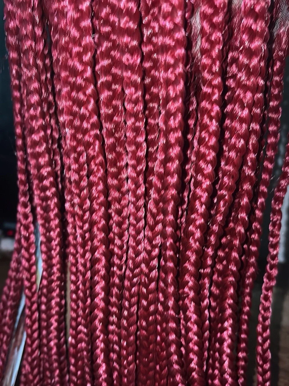 Hand-Braided Box Braid Wig - Natural 530